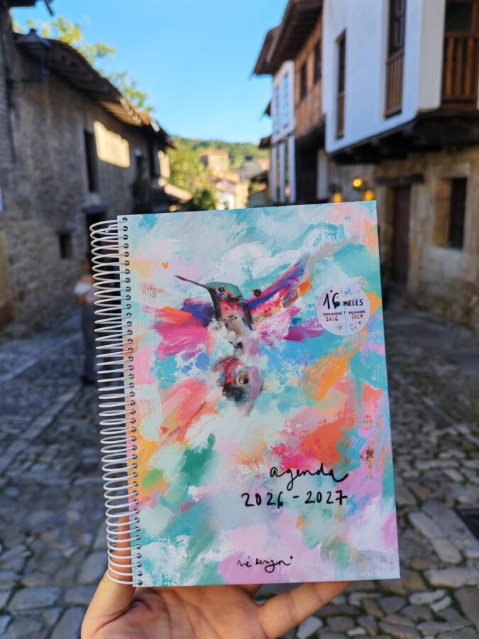 Agenda Ve Design 2026-2027 A5 · 16 meses · Hecha a mano