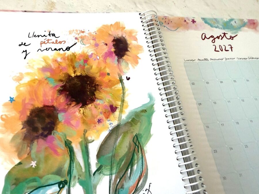 Agenda Ve Design 2026-2027 A5 · 16 meses · Hecha a mano - Imagen 5