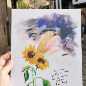 Lámina Decorativa «Así es como entra la luz»