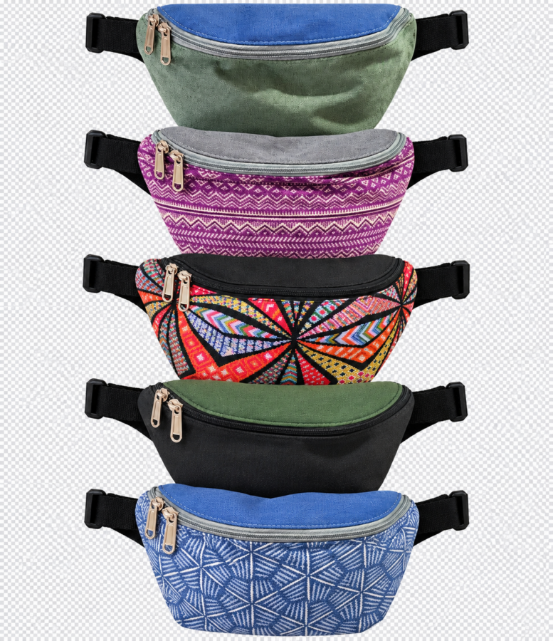 Riñonera de tela estampada – varios modelos