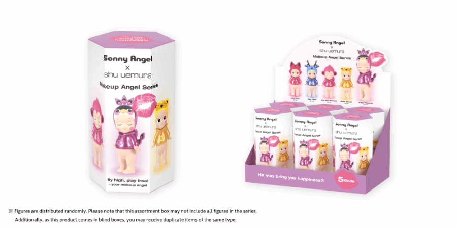 Sonny Angel x shu uemura Makeup Angel Series – Cajas sorpresa de figuras coleccionables