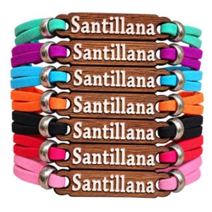 Pulseras Santillana del Mar de madera en varios colores